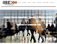 Tablet Screenshot of ibexpartners.com